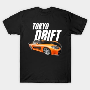 Tokyo Drift RX7 { Fast and furious } T-Shirt